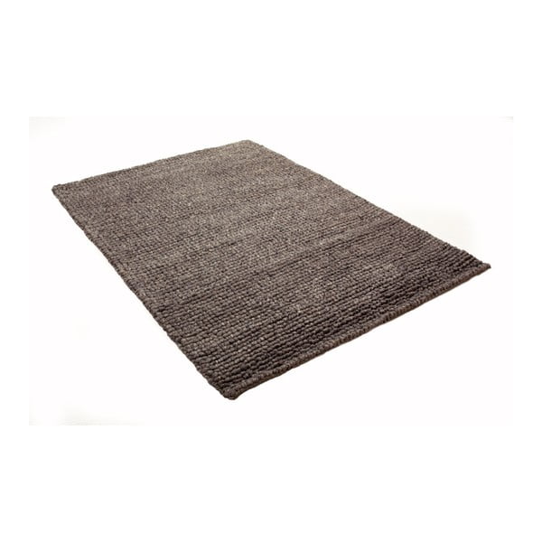 Brązowy dywan z wełny i bawełny Cotex, 140x200 cm
