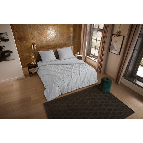 Szara pościel jednoosobowa z mikrowłókna 140x220 cm Pure Elegance – Good Morning-image-3