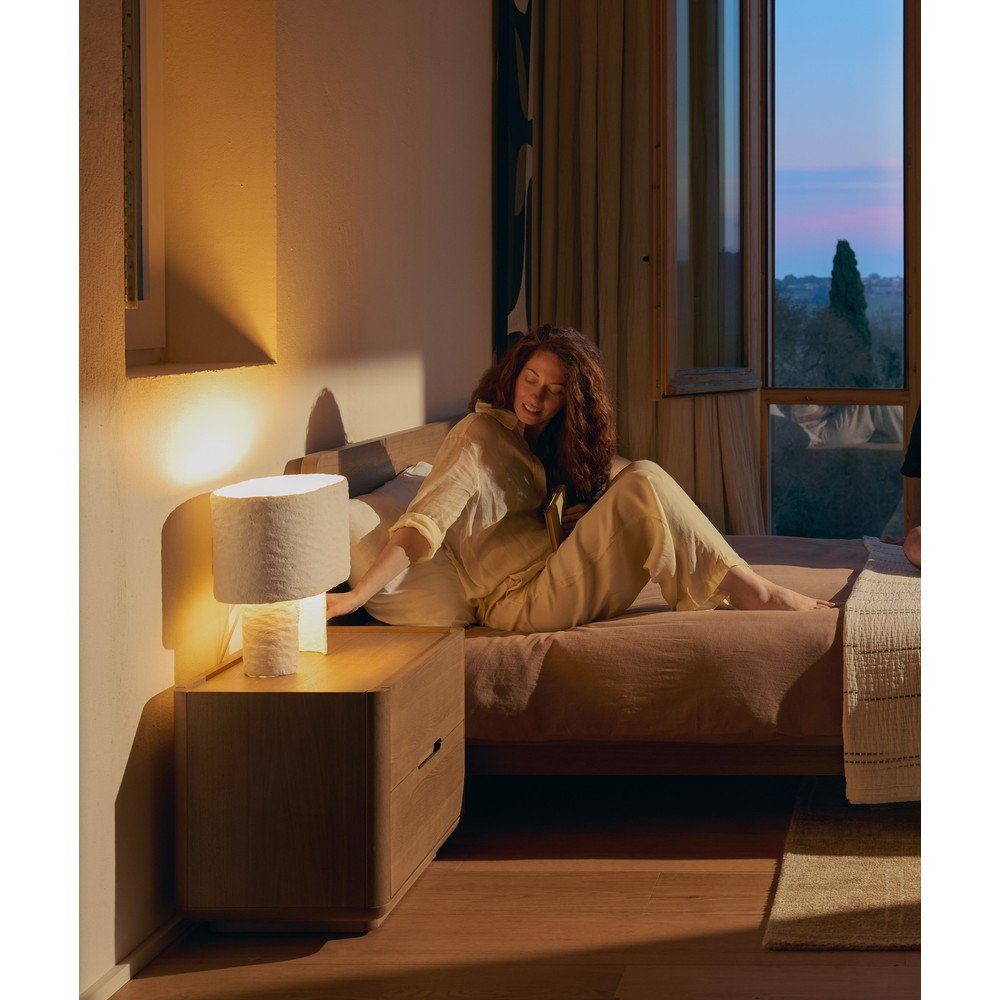 Biała lampa stołowa (wysokość 37,5 cm) Bedala – Kave Home (zdjęcie 5)