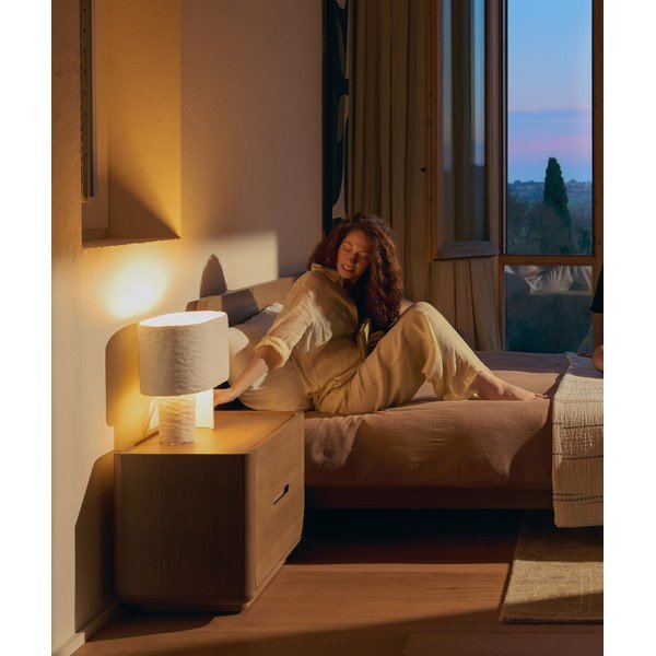 Biała lampa stołowa (wysokość 37,5 cm) Bedala – Kave Home-image-3
