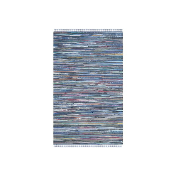 Niebieski dywan bawełniany Safavieh Elena, 182x121 cm