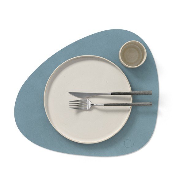 Mata stołowa ze skóry ekologicznej 37x44 cm Curve L Nupo – LIND DNA-image-1