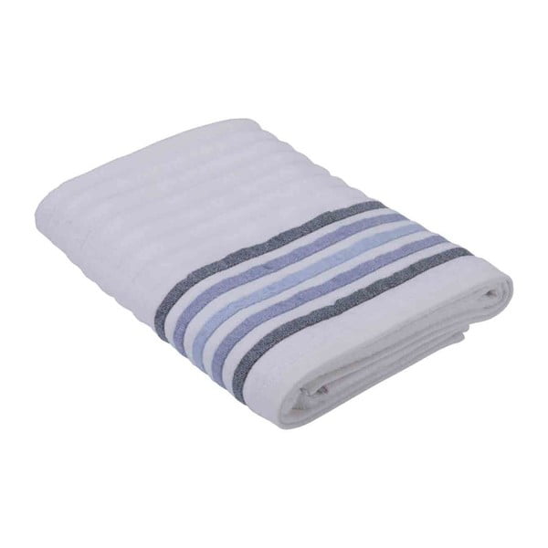 Biały ręcznik z bawełny Bella Maison Stripe, 30x50 cm