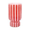 Czerwony szklany wazon (wysokość 26 cm) Rayado Retro – PT LIVING