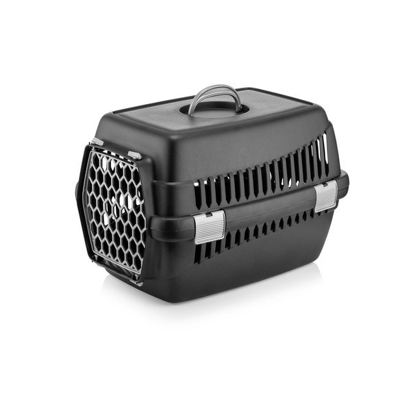 Szary transporter dla kota lub psa Petpetite
