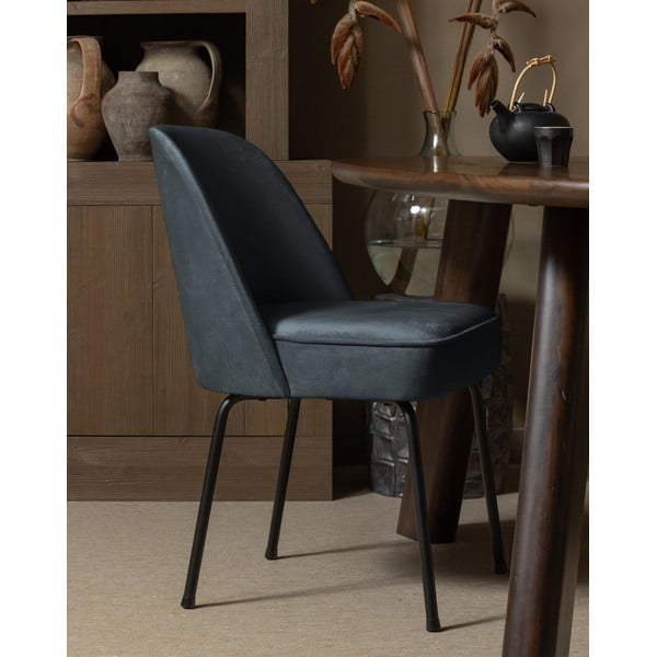 Niebieskie aksamitne krzesła zestaw 2 szt. Vogue – WOOOD-image-1