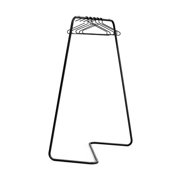 Czarny stalowy stojak na ubrania 118x160x57 cm Hang-On – Spinder Design