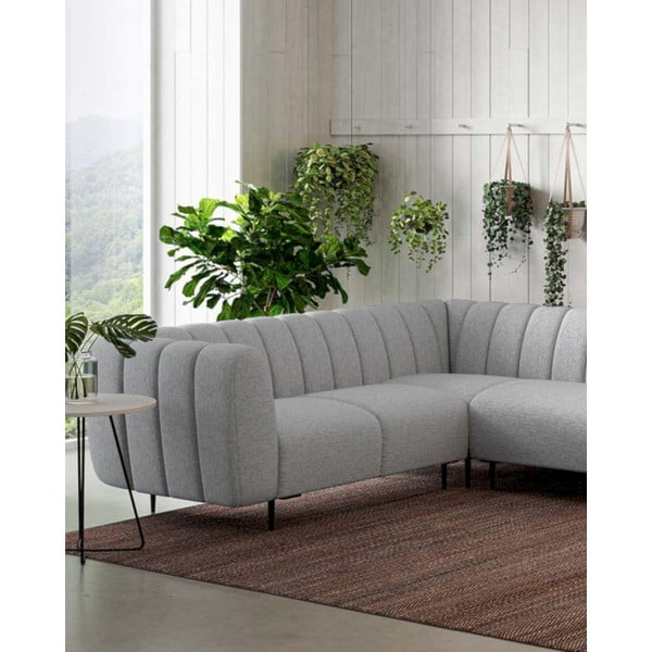 Jasnoszary narożnik (lewostronny/w kształcie litery L) Shel – Ghado-image-4