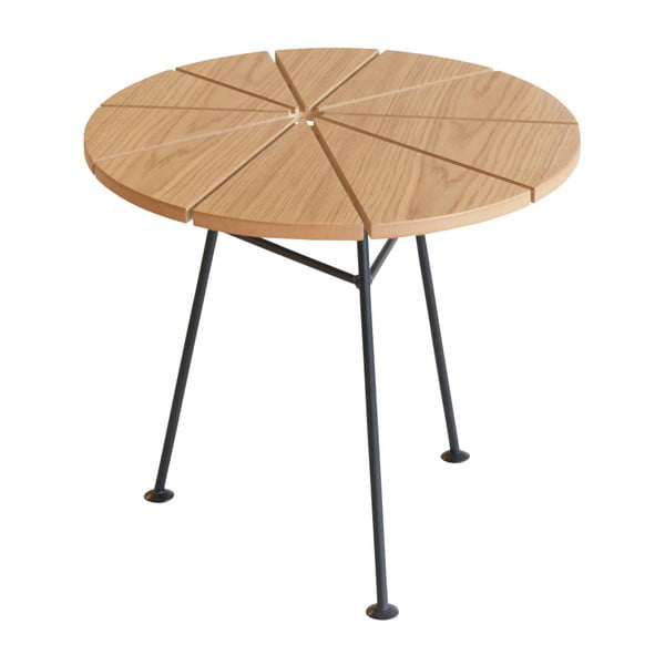 Brązowy stolik OK Design Bambam, Ø 50 cm
