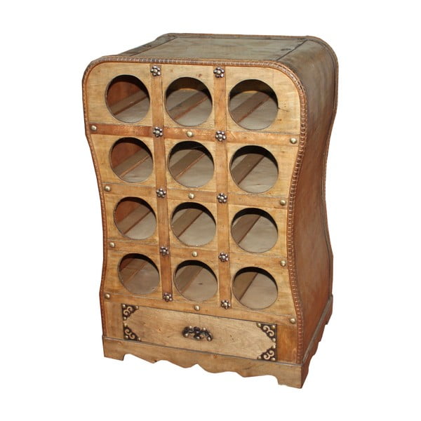 Koniakowa szafka na wino liczba butelek 12, 41,5x61 cm – Deco Pleasure
