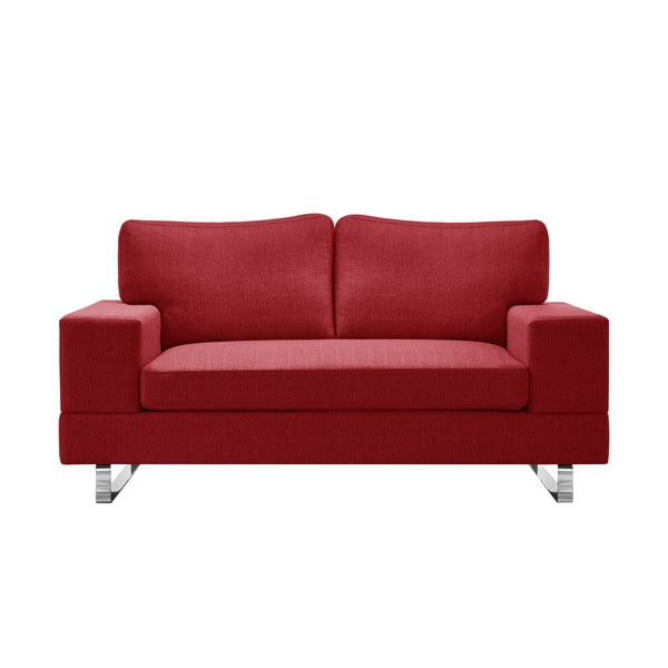 Czerwona sofa 2-osobowa Corinne Cobson Dahlia