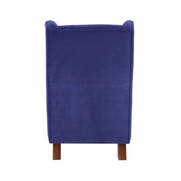 Niebieski fotel Max Winzer Bruno Velor -image-1