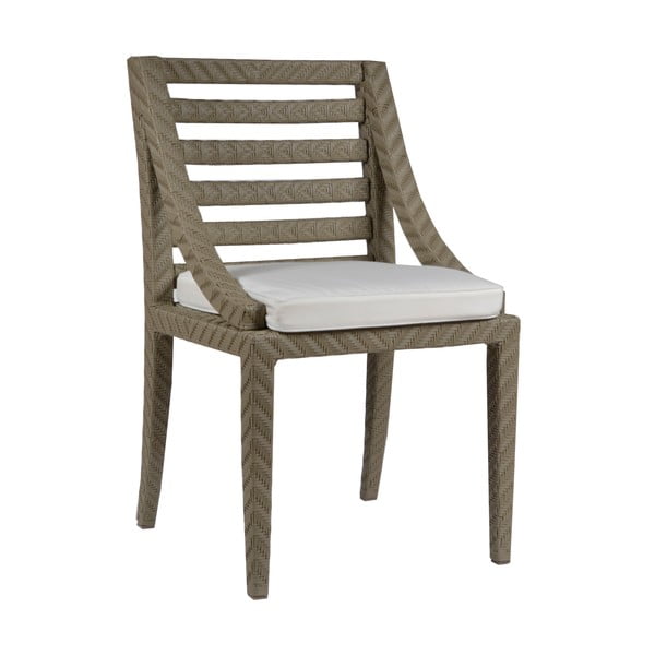 Krzesło ogrodowe z podkładką Franzo Ecru