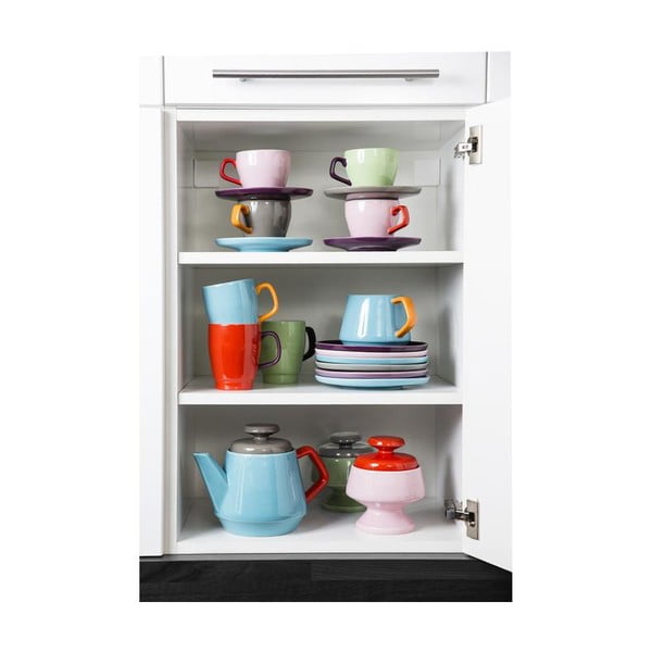 Filiżanka
  ze spodkiem Pop, zielona/brązowa-image-2