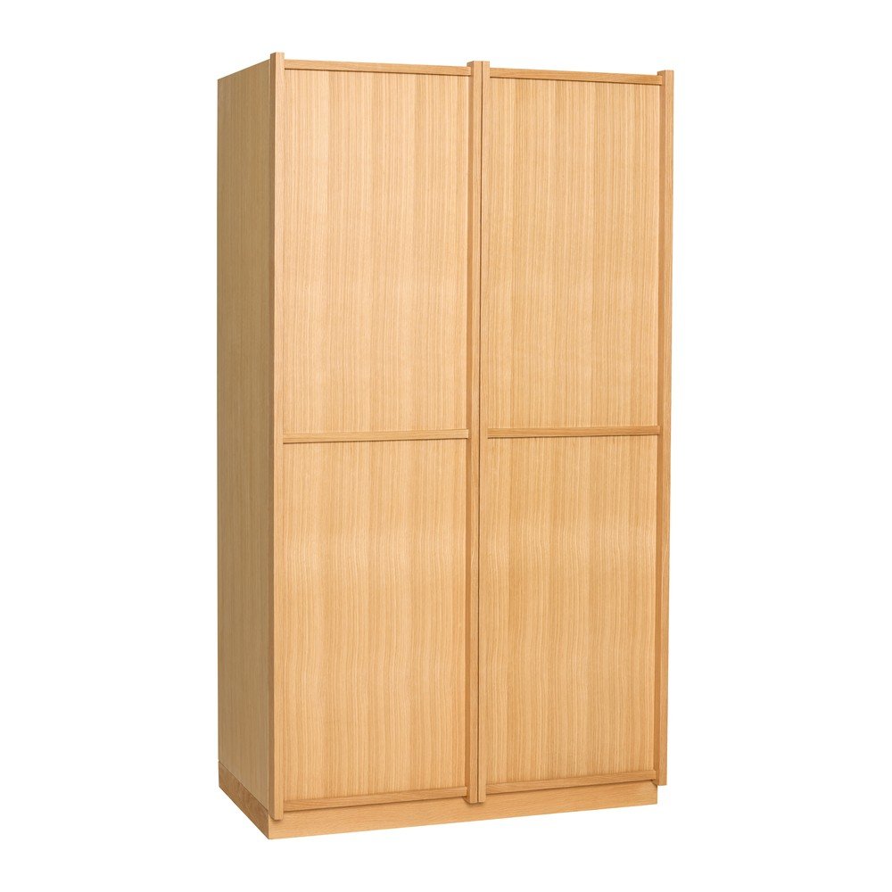 Szafa w dekorze dębu w naturalnym kolorze 100x181x55 cm Kura – Hübsch