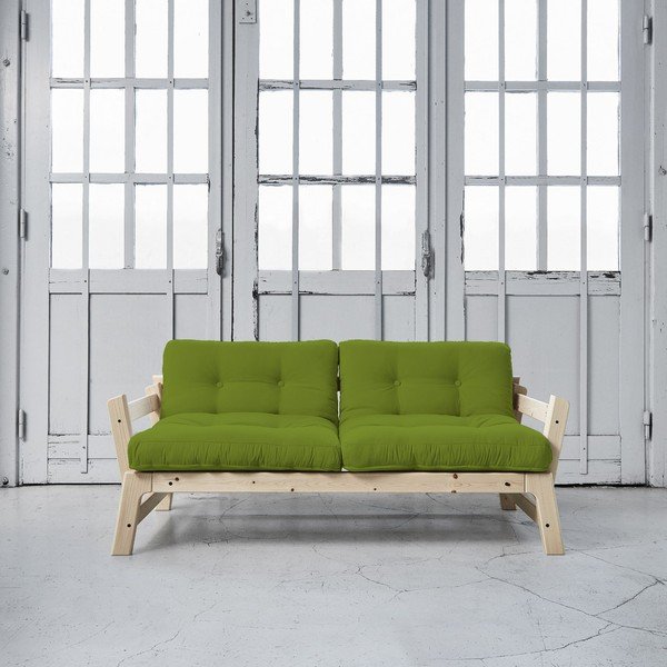 Sofa rozkładana Karup Step Natural/Lime-image-1