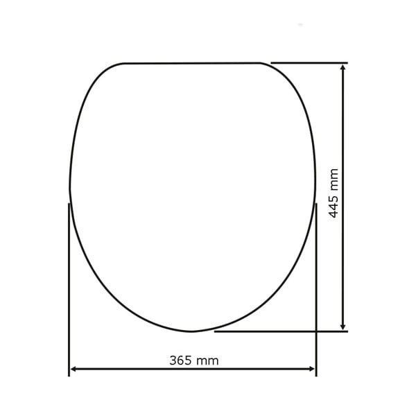 Deska sedesowa wolnoopadająca Wenko Sabbia, 44x36,5 cm-image-2