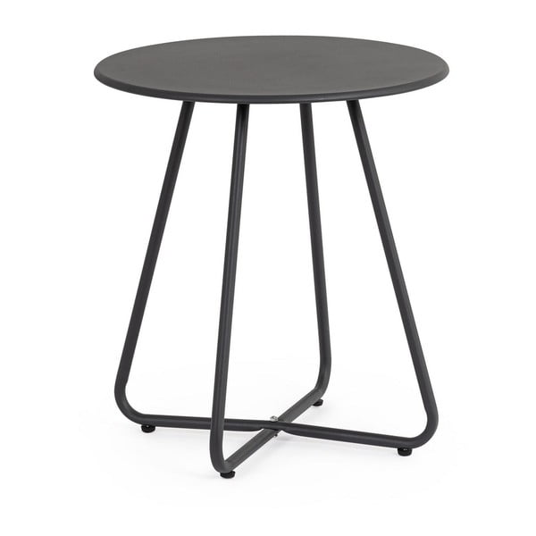 Stalowy okrągły stolik ogrodowy ø 45 cm Jable   – Bizzotto