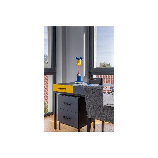 Niebieska lampa stołowa z metalowym kloszem (wysokość 50 cm) Mouse – GTV-image-2