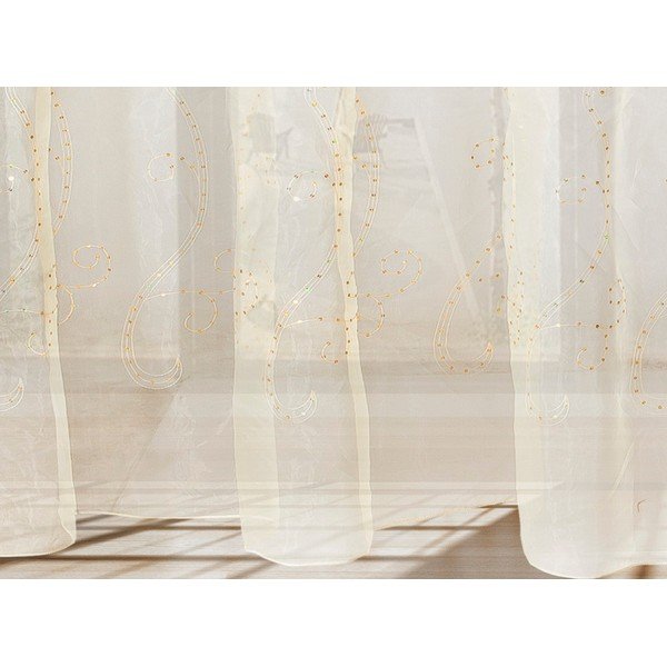 Firana Marvella Tulle Kahve, 2,6 m-image-1