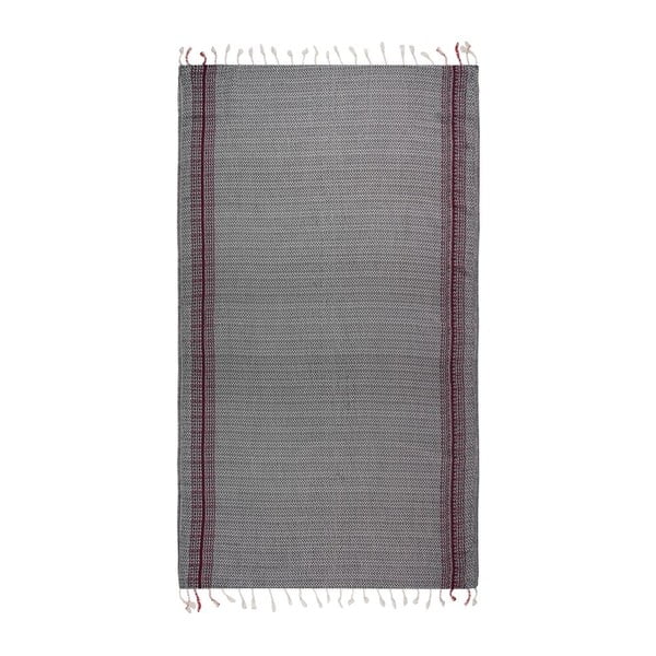 Ręcznik hammam Wayward Black, 95x175 cm
