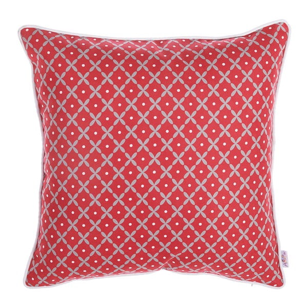 Czerwona poszewka na poduszkę Mike & Co. NEW YORK Rustic Pattern, 43x43 cm