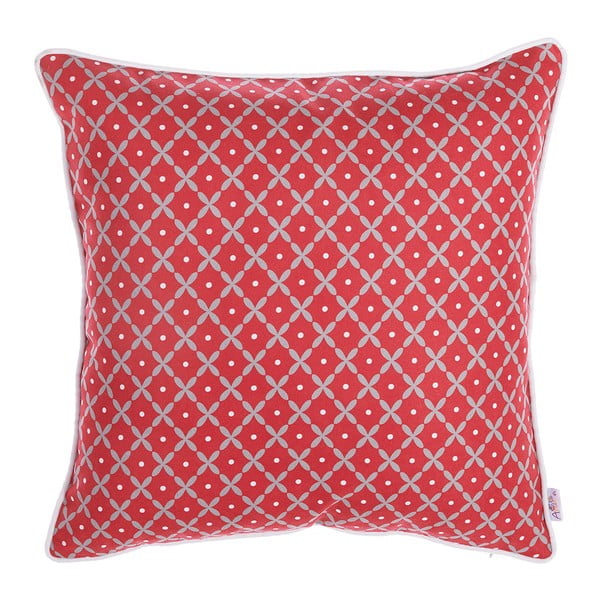 Czerwona poszewka na poduszkę Mike & Co. NEW YORK Rustic Pattern, 43x43 cm