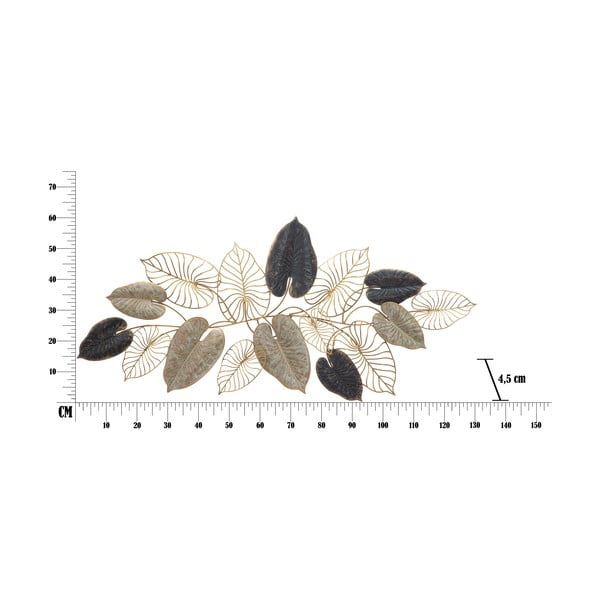 Metalowa dekoracja wisząca z wzorem liści Mauro Ferretti Century -A-, 131x61 cm-image-2