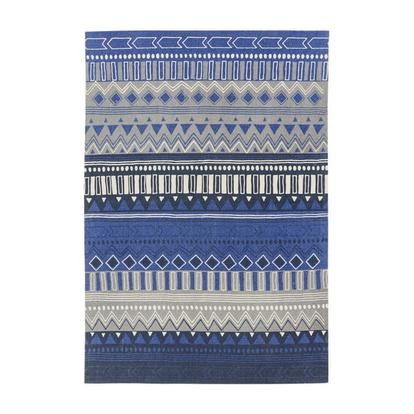 Niebieski dywan Asiatic Carpets Tribal Mix, 160x230 cm