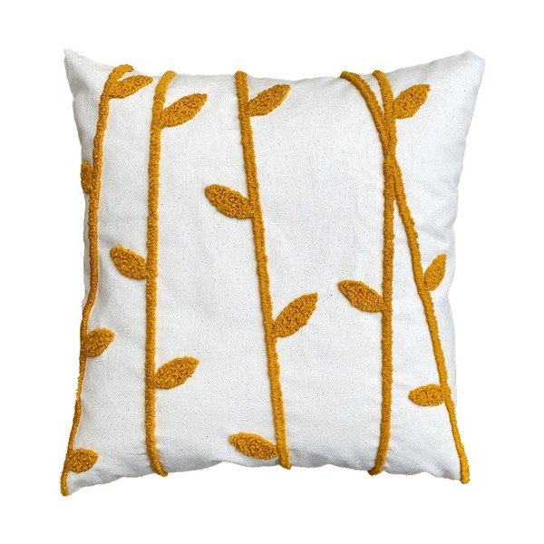 Poduszka z bawełny organicznej Joynodes Straw, 43x43 cm