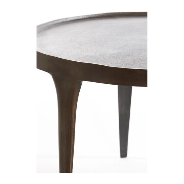 Brązowe okrągłe stoliki zestaw 2 szt. ø 75 cm Tobias – Light & Living-image-4