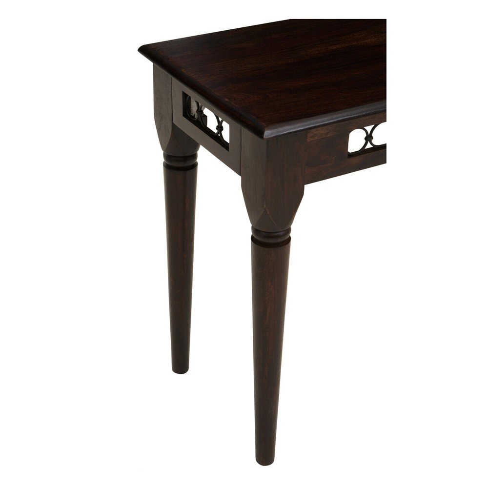 Konsola z litego drewna palisander w ciemnym naturalnym kolorze 45x120 cm Srina – Premier Housewares (zdjęcie 10)
