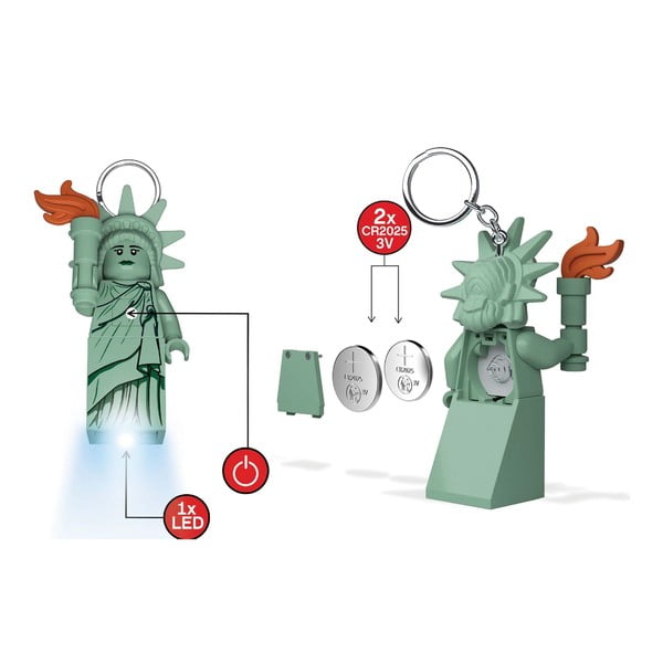 Zielony breloczek z latarką Statue of Liberty – LEGO®-image-2