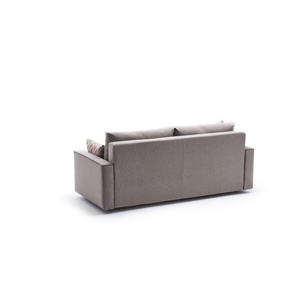 Jasnobrązowa rozkładana sofa 215 cm Ece – Artie-image-2