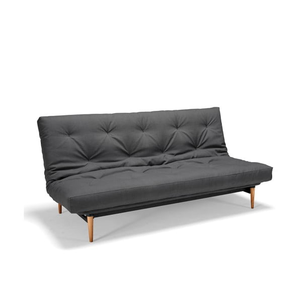 Ciemnoszara sofa rozkładana Innovation Colpus