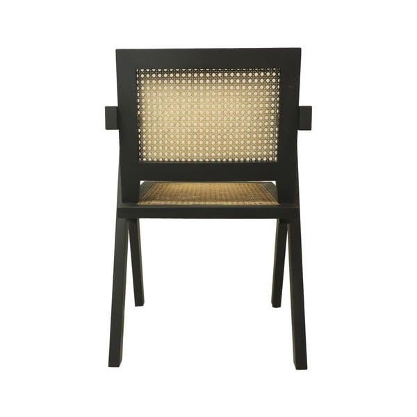 Czarne krzesło z drewna mahońowego Phi – HSM collection-image-4