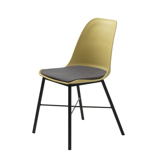 Zestaw 2 żółto-szarych krzeseł Unique Furniture Whistler-image-1