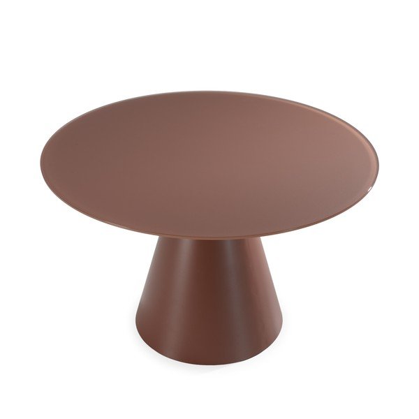 Okrągły stół ze szklanym blatem ø 120 cm Vida – MOME-image-2