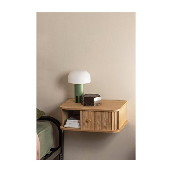 Wisząca szafka nocna w dekorze sosny w naturalnym kolorze Jena – WOOOD-image-1