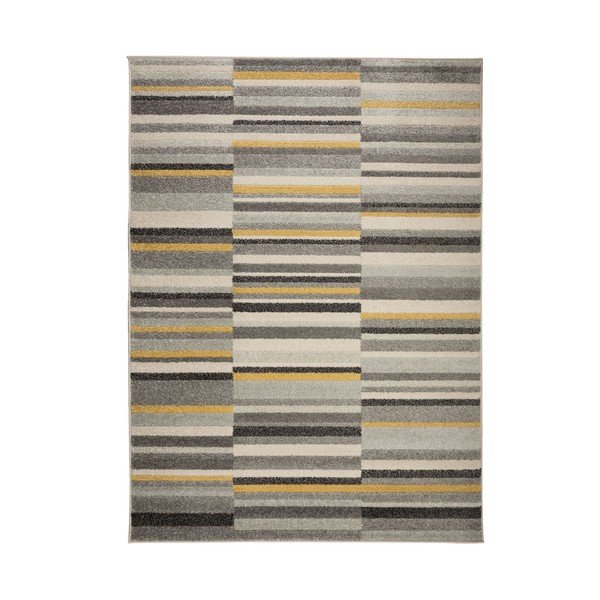 Szaro-żółty dywan Flair Rugs Urban Lines, 100x150 cm