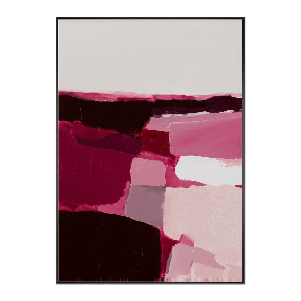 Obraz drukowany z ramą w zestawie/na płótnie 70x100 cm Berry Blocks – Styler