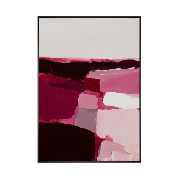 Obraz drukowany z ramą w zestawie/na płótnie 70x100 cm Berry Blocks – Styler
