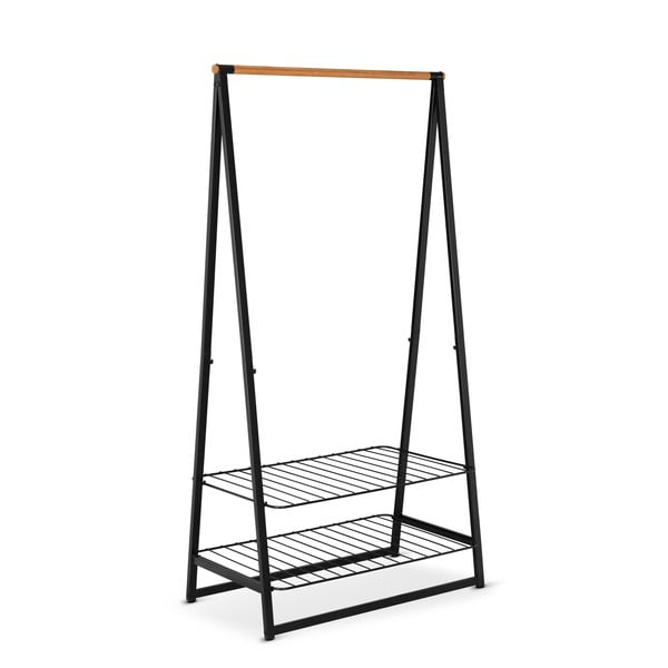 Czarny stalowy stojak na ubrania Linn – Brabantia