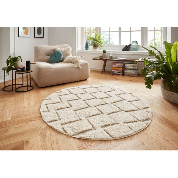 Kremowy dywan Mint Rugs Handira, ⌀ 160 cm-image-3