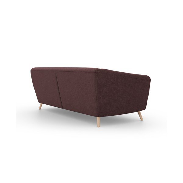 Ciemnoczerwona sofa Interieurs 86 Étoile, 210 cm-image-3