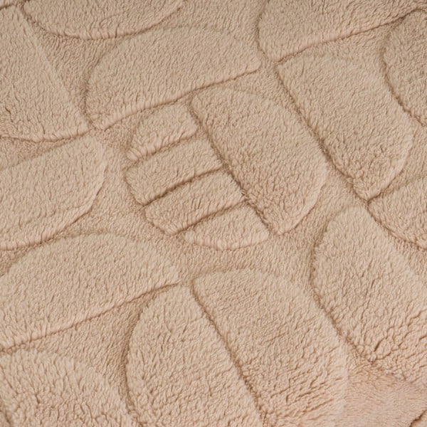 Jasnobrązowy koc z mikropluszu 130x160 cm Mid Century – Casa Selección-image-3