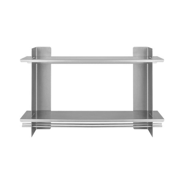 Wielopoziomowa metalowa półka w kolorze srebra 70 cm Tivo – noo.ma-image-2