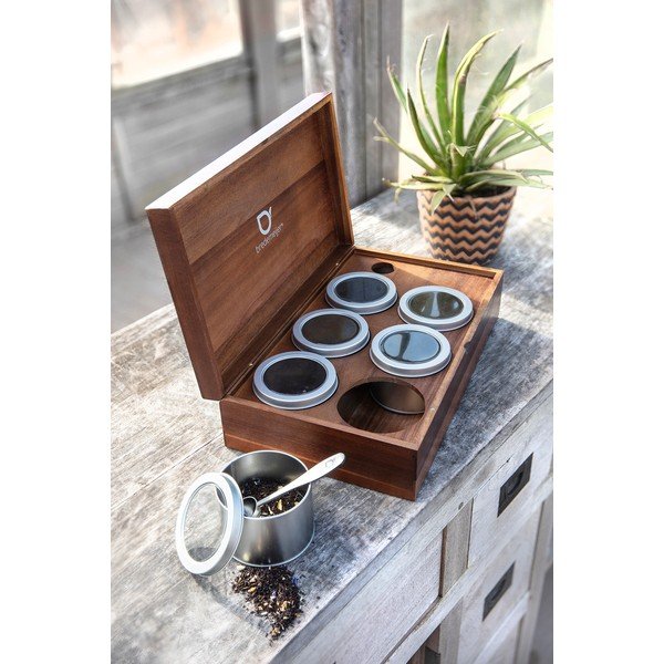 Drewniane pudełko na herbatę – Bredemeijer-image-1