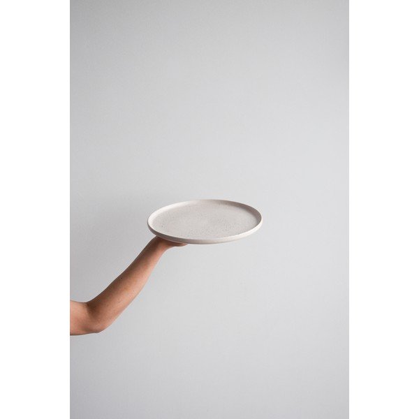 Jasnoróżowy kamionkowy duży talerz ÅOOMI Dust, ø 27,5 cm-image-2