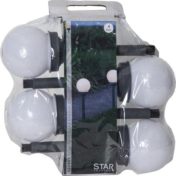 Zestaw 4 solarnych lamp ogrodowych Star Trading Globus, wys. 27 cm-image-4